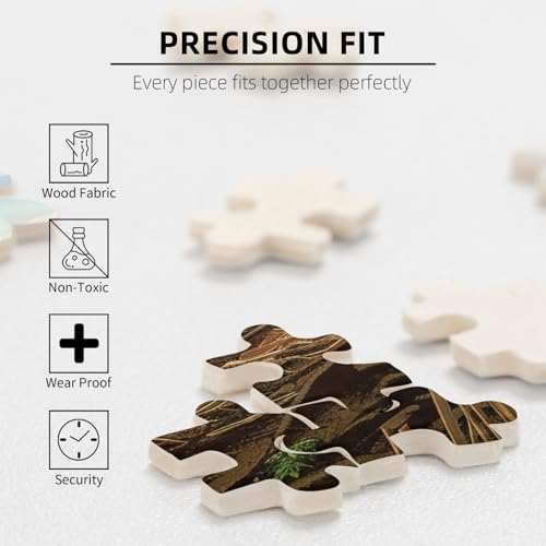 Traktor Bauernhof Bedrucktes Puzzle mit Aufbewahrungsbox, Holzpuzzle für Erwachsene und Kinder, 300 Teile Familienspaß, dekoratives Spiel Traktor Bauernhof Bedrucktes Puzzle mit Aufbewahrungsbox, Holzpuzzle für Erwachsene und Kinder, 300 Teile Familienspaß, dekoratives Spiel von WPUTY