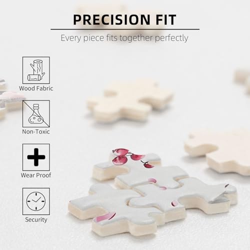 Verlockendes Kirschblüten-Kunst-Puzzle mit Aufbewahrungsbox, Holzpuzzle für Erwachsene und Kinder, 300 Teile, Familienspaß, dekoratives Spiel Verlockendes Kirschblüten-Kunst-Puzzle mit Aufbewahrungsbox, Holzpuzzle für Erwachsene und Kinder, 300 Teile, Familienspaß, dekoratives Spiel von WPUTY