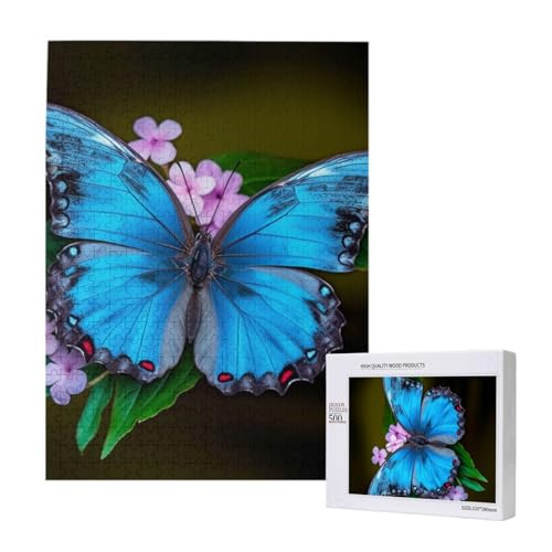 Wunderschönes Schmetterling gedrucktes Puzzle mit Aufbewahrungsbox, Holzpuzzle für Erwachsene und Kinder, 500 Teile Familienspaß, dekoratives Spiel Wunderschönes Schmetterling gedrucktes Puzzle mit Aufbewahrungsbox, Holzpuzzle für Erwachsene und Kinder, 500 Teile Familienspaß, dekoratives Spiel von WPUTY