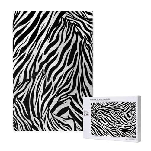 Zebra Print Printed Jigsaw Puzzle with Storage Box, Wooden Puzzle for Adults and Kids, 1000 Pieces Family Fun Decorative Game Zebra Print Printed Jigsaw Puzzle with Storage Box, Wooden Puzzle for Adults and Kids, 1000 Pieces Family Fun Decorative Game von WPUTY