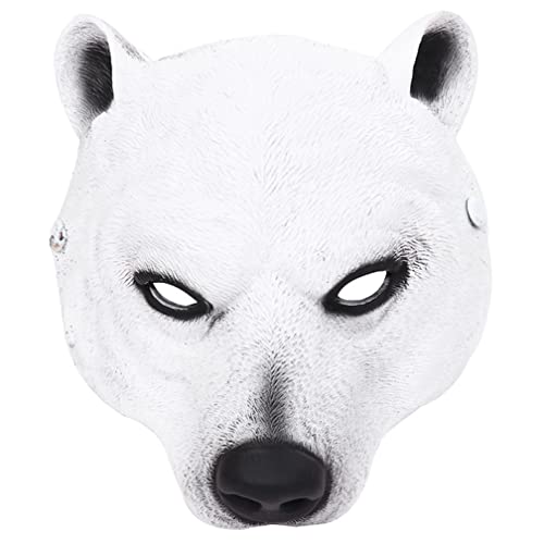 WQFTFO 3D weiße Bärenmaske PU Vollgesichtsabdeckung Party Kostüm Spielrequisite WQFTFO 3D weiße Bärenmaske PU Vollgesichtsabdeckung Party Kostüm Spielrequisite von WQFTFO