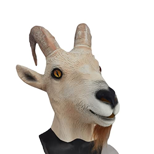 WQFTFO Antilopen-Maske, Halloween, Cosplay, Requisite, Party, Vollgesichtsabdeckung WQFTFO Antilopen-Maske, Halloween, Cosplay, Requisite, Party, Vollgesichtsabdeckung von WQFTFO