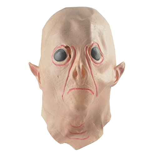 WQFTFO Bareheaded Alien Mask Party Full Face Cover Halloween Costume Prop WQFTFO Bareheaded Alien Mask Party Full Face Cover Halloween Costume Prop von WQFTFO