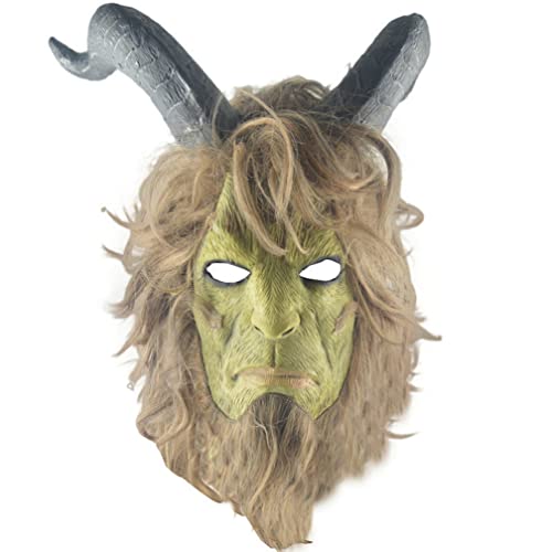WQFTFO Beast Mask Savage Hood Movie Party Overhead Face Cover Halloween Costume Prop WQFTFO Beast Mask Savage Hood Movie Party Overhead Face Cover Halloween Costume Prop von WQFTFO