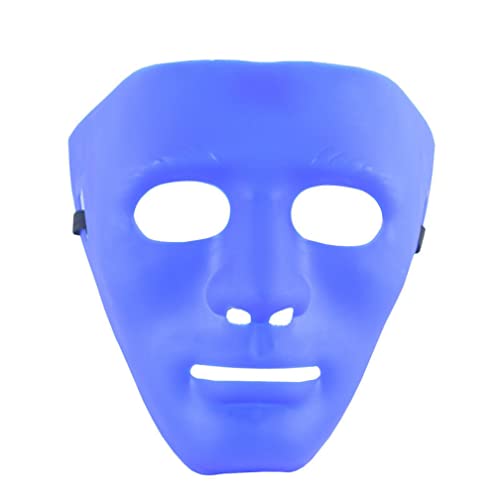 WQFTFO Blaue Shuffle-Tanzmaske PP Vollgesichtsabdeckung Halloween Cosplay Prop WQFTFO Blaue Shuffle-Tanzmaske PP Vollgesichtsabdeckung Halloween Cosplay Prop von WQFTFO