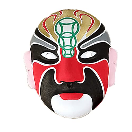 WQFTFO Chinesisches Drama Peking Oper Maske Party Vollgesichtsabdeckung Kinder Malwerkzeug DIY Cosplay Requisite WQFTFO Chinesisches Drama Peking Oper Maske Party Vollgesichtsabdeckung Kinder Malwerkzeug DIY Cosplay Requisite von WQFTFO