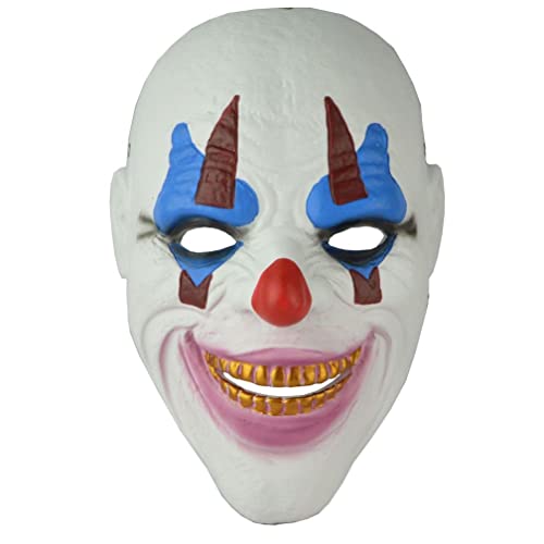 WQFTFO Clown-Maske Räuber Vollgesichtsabdeckung Weihnachten Lustige Show Kostüm Requisite WQFTFO Clown-Maske Räuber Vollgesichtsabdeckung Weihnachten Lustige Show Kostüm Requisite von WQFTFO