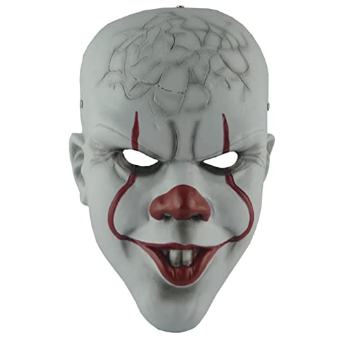 WQFTFO Clown Pennywises Maske Horror Vollgesichtsabdeckung Cosplay Kostüm Spielrequisite WQFTFO Clown Pennywises Maske Horror Vollgesichtsabdeckung Cosplay Kostüm Spielrequisite von WQFTFO
