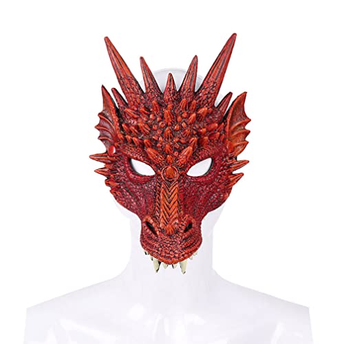 WQFTFO Drachenmaske, PU-Schaumstoff, Vollgesichtsabdeckung, Karneval, Cosplay, Party-Requisite WQFTFO Drachenmaske, PU-Schaumstoff, Vollgesichtsabdeckung, Karneval, Cosplay, Party-Requisite von WQFTFO