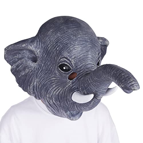 WQFTFO Elefantenmaske Party Vollgesichtsabdeckung Halloween Tier Cosplay Requisite WQFTFO Elefantenmaske Party Vollgesichtsabdeckung Halloween Tier Cosplay Requisite von WQFTFO