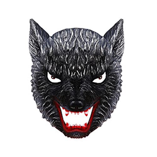 WQFTFO Fierce Wof Maske Tier Cosplay Halbgesichtsabdeckung Halloween Show Prop WQFTFO Fierce Wof Maske Tier Cosplay Halbgesichtsabdeckung Halloween Show Prop von WQFTFO