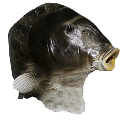 WQFTFO Fischmaske Halloween Cosplay Prop Party Vollgesichtsabdeckung von WQFTFO