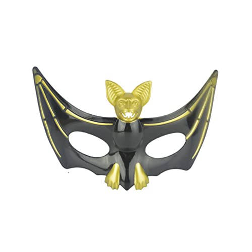 WQFTFO Fledermaus-Halbgesichtsmaske, Kunststoff, halbe Gesichtsabdeckung, Halloween, Kinderkostüm, Spielrequisite von WQFTFO