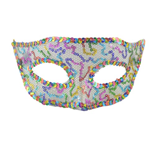 WQFTFO Glitzer-Prinzessinnen-Maske, Kunststoff, halbe Gesichtsabdeckung, Halloween-Kostüm, Spielrequisite für Damen WQFTFO Glitzer-Prinzessinnen-Maske, Kunststoff, halbe Gesichtsabdeckung, Halloween-Kostüm, Spielrequisite für Damen von WQFTFO