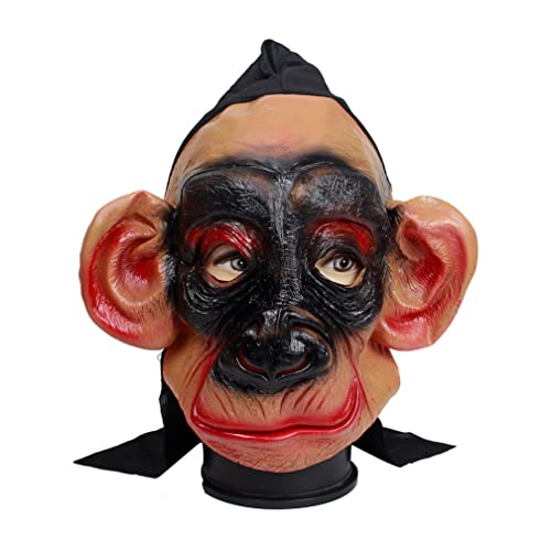 WQFTFO Gorilla Maske Party Full Face Cover Zoom Cosplay Show Party Prop WQFTFO Gorilla Maske Party Full Face Cover Zoom Cosplay Show Party Prop von WQFTFO