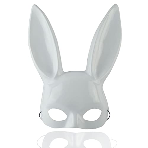 WQFTFO Langohrige Hasenmaske PVC Halbgesichtsmaske Karneval Halloween Kindertag Party Requisite für Kinder WQFTFO Langohrige Hasenmaske PVC Halbgesichtsmaske Karneval Halloween Kindertag Party Requisite für Kinder von WQFTFO