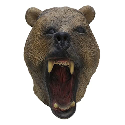 WQFTFO Mundöffnung Bär Maske Party Vollgesichtsabdeckung Halloween Cosplay Prop WQFTFO Mundöffnung Bär Maske Party Vollgesichtsabdeckung Halloween Cosplay Prop von WQFTFO