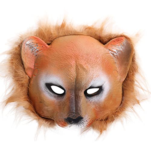 WQFTFO Plüsch-Leoparden-Maske, Party, halbe Gesichtsbedeckung, Halloween, Cosplay, Requisite WQFTFO Plüsch-Leoparden-Maske, Party, halbe Gesichtsbedeckung, Halloween, Cosplay, Requisite von WQFTFO