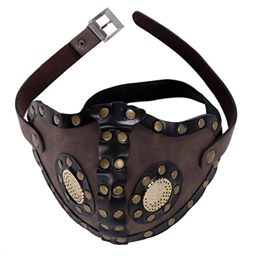 WQFTFO Punk-Maske, Party-Spoof Halbgesichtsabdeckung, Kostüm, Spielrequisite WQFTFO Punk-Maske, Party-Spoof Halbgesichtsabdeckung, Kostüm, Spielrequisite von WQFTFO
