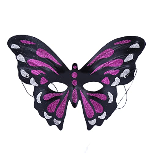 WQFTFO Schmetterlingsmaske PVC Halbgesichtsabdeckung Kostüm Party Maske WQFTFO Schmetterlingsmaske PVC Halbgesichtsabdeckung Kostüm Party Maske von WQFTFO