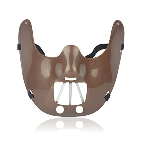 WQFTFO Silence of Lambs Hannibal Maske Tanzende Party Halbgesichtsmaske Halloween Cosplay Maske WQFTFO Silence of Lambs Hannibal Maske Tanzende Party Halbgesichtsmaske Halloween Cosplay Maske von WQFTFO