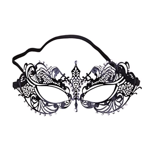 WQFTFO Strass durchbohrte Maske Metall Halbgesichtsabdeckung Kostüm Party Requisite WQFTFO Strass durchbohrte Maske Metall Halbgesichtsabdeckung Kostüm Party Requisite von WQFTFO