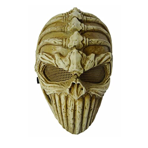 WQFTFO Totenkopf Vollgesichtsmaske Horror Maske CS Play Maske für Halloween Ostern Party WQFTFO Totenkopf Vollgesichtsmaske Horror Maske CS Play Maske für Halloween Ostern Party von WQFTFO