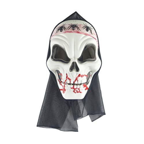 WQFTFO Totenkopf Vollgesichtsmaske Kunststoff Horror Maske Spielmaske für Halloween Party WQFTFO Totenkopf Vollgesichtsmaske Kunststoff Horror Maske Spielmaske für Halloween Party von WQFTFO