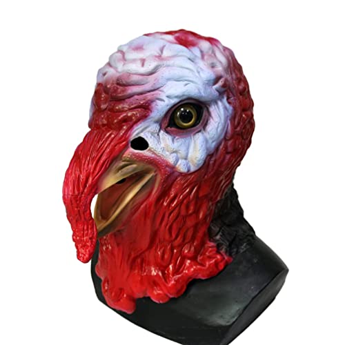 WQFTFO Truthahn Huhn Maske Halloween Cosplay Prop Party Vollgesichtsabdeckung WQFTFO Truthahn Huhn Maske Halloween Cosplay Prop Party Vollgesichtsabdeckung von WQFTFO