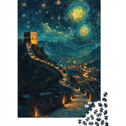 3f6ff55d749e188b89810462074cef3 1000-Puzzleteile PuzzleHochwertiges Und Langlebiges GeschenkPädagogische Spiele Geschenke100% RecyclingkartonGeeignet Für Erwachsene Und Kinder 1000pcs (75x50cm) von WQIRALFEX