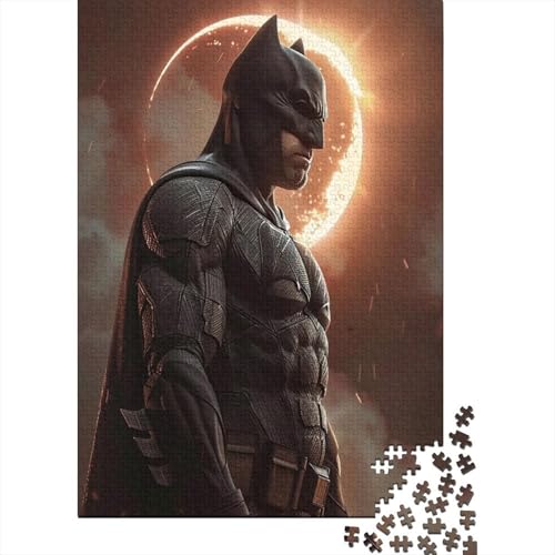 Batman 1000-Puzzleteile PuzzleChallenge SpielzeugHerausforderung Puzzle SpielHochwertige 100% Recycelte PappeGeeignet Für Erwachsene Und Kinder 1000pcs (75x50cm) von WQIRALFEX