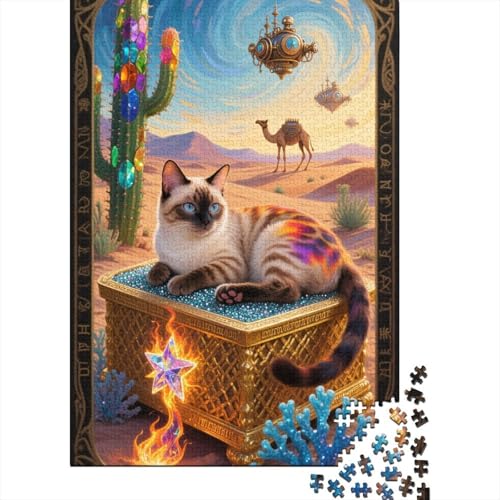 Bengal 1000-Puzzleteile PuzzleWohndekoration GeschenkPädagogische Spiele GeschenkeHochwertige 100% Recycelte PappeGeeignet Für Erwachsene Und Kinder 1000pcs (75x50cm) von WQIRALFEX