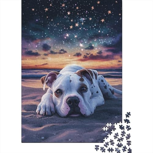 Dalmatian 1000-Puzzleteile Starry Sky Thoughts PuzzleWohndekoration GeschenkHerausforderung Puzzle Spiel100% RecyclingkartonGeeignet Für Erwachsene Und Kinder 1000pcs (75x50cm) von WQIRALFEX