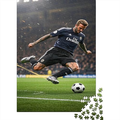 David Beckham 1000-Puzzleteile PuzzleChallenge SpielzeugPädagogische Spiele GeschenkeHochwertige 100% Recycelte PappeGeeignet Für Erwachsene Und Kinder 1000pcs (75x50cm) von WQIRALFEX