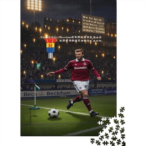 David Beckham 1000-Puzzleteile PuzzleChallenge SpielzeugPädagogische Spiele GeschenkeHochwertige 100% Recycelte PappeGeeignet Für Erwachsene Und Kinder 1000pcs (75x50cm) von WQIRALFEX