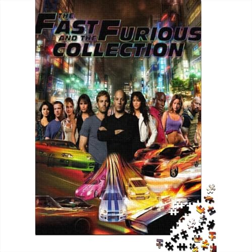 Fast & Furious 1000-Puzzleteile PuzzleHochwertiges Und Langlebiges GeschenkGeschenke Für Erwachsene100% RecyclingkartonGeeignet Für Erwachsene Und Kinder 1000pcs (75x50cm) von WQIRALFEX