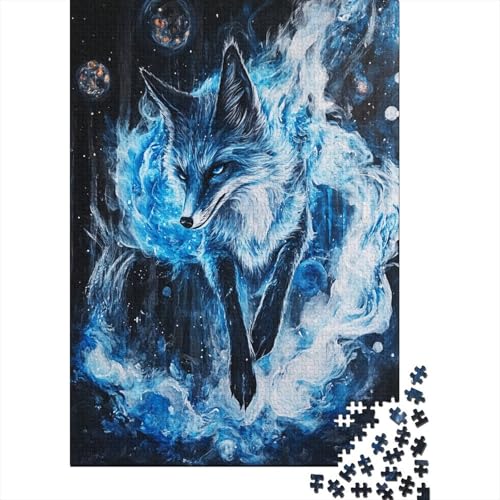Fox 1000-Puzzleteile Linghuo Fox PuzzleChallenge SpielzeugHerausforderung Puzzle SpielHochwertige 100% Recycelte PappeGeeignet Für Erwachsene Und Kinder 1000pcs (75x50cm) von WQIRALFEX