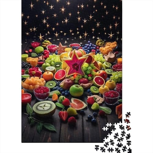 Fruit 1000-Puzzleteile Xingguo Amusement Park PuzzleKann Stress LindernPädagogische Spiele GeschenkeHochwertige 100% Recycelte PappeGeeignet Für Erwachsene Und Kinder 1000pcs (75x50cm) von WQIRALFEX