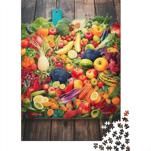Fruit 1000-Puzzleteile Xingguo Amusement Park PuzzleWohndekoration GeschenkGeschenke Für ErwachseneHochwertige 100% Recycelte PappeGeeignet Für Erwachsene Und Kinder 1000pcs (75x50cm) von WQIRALFEX