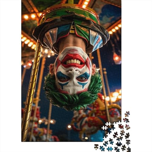 Joker 1000-Puzzleteile Puzzle Für ErwachseneChallenge SpielzeugPädagogische Spiele GeschenkeHochwertige 100% Recycelte PappeGeeignet Für Erwachsene Und Kinder 1000pcs (75x50cm) von WQIRALFEX