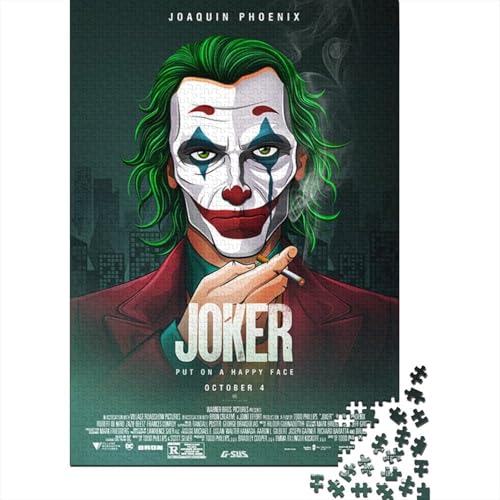 Joker 1000-Puzzleteile Puzzle Für ErwachseneKann Stress LindernPädagogische Spiele Geschenke100% RecyclingkartonGeeignet Für Erwachsene Und Kinder 1000pcs (75x50cm) von WQIRALFEX