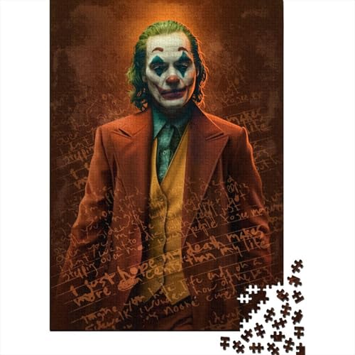 Joker 1000-Puzzleteile PuzzleKann Stress LindernGeschenke Für ErwachseneHochwertige 100% Recycelte PappeGeeignet Für Erwachsene Und Kinder 1000pcs (75x50cm) von WQIRALFEX