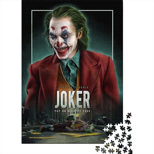 Joker 1000-Puzzleteile PuzzleKann Stress LindernGeschenke Für ErwachseneHochwertige 100% Recycelte PappeGeeignet Für Erwachsene Und Kinder 1000pcs (75x50cm) von WQIRALFEX