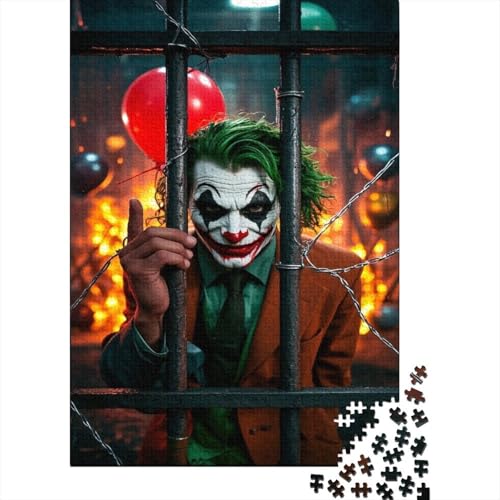 Joker 1000-Puzzleteile PuzzleWohndekoration GeschenkHerausforderung Puzzle SpielHochwertige 100% Recycelte PappeGeeignet Für Erwachsene Und Kinder 1000pcs (75x50cm) von WQIRALFEX