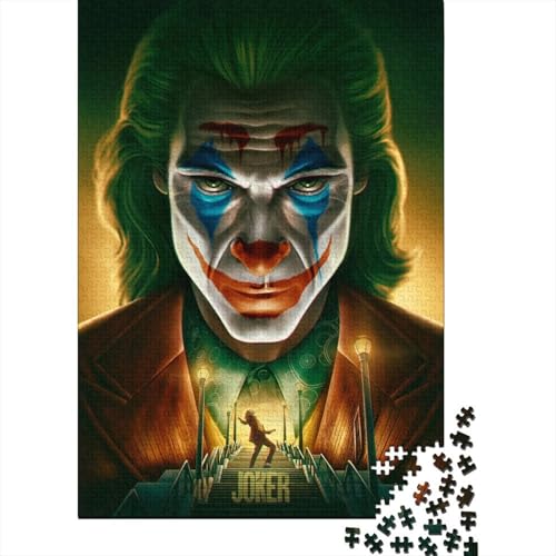 Joker 1000-Puzzleteile PuzzleWohndekoration GeschenkPädagogische Spiele GeschenkeHochwertige 100% Recycelte PappeGeeignet Für Erwachsene Und Kinder 1000pcs (75x50cm) von WQIRALFEX
