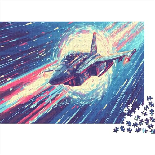 Kampfflugzeuge Puzzle 1000 Teile Puzzle Für Erwachsene Und Kinder Ab 14 Jahren Puzzel 1000pcs (75x50cm) von WQIRALFEX