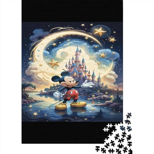 Mickey Mouse 1000-Puzzleteile Puzzle Für ErwachseneKann Stress LindernPädagogische Spiele Geschenke100% RecyclingkartonGeeignet Für Erwachsene Und Kinder 1000pcs (75x50cm) von WQIRALFEX