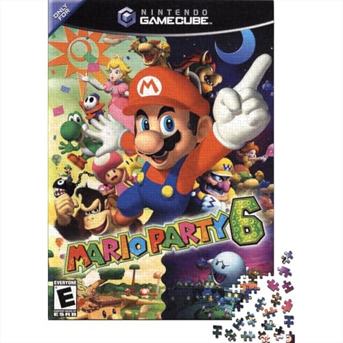 Super Mario Poster 1000-Puzzleteile Puzzle Für ErwachseneChallenge SpielzeugGeschenke Für Erwachsene100% RecyclingkartonGeeignet Für Erwachsene Und Kinder 1000pcs (75x50cm) von WQIRALFEX