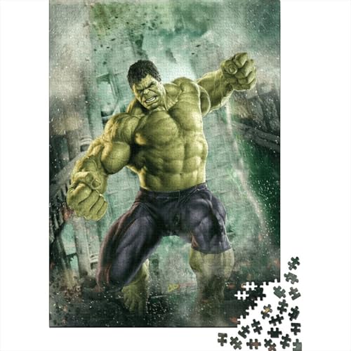 The Hulk 1000-Puzzleteile PuzzleChallenge SpielzeugPädagogische Spiele Geschenke100% RecyclingkartonGeeignet Für Erwachsene Und Kinder 1000pcs (75x50cm) von WQIRALFEX