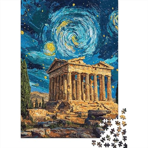 The Temple of Artemis 1000-Puzzleteile Seven Wonders of The World PuzzleChallenge SpielzeugPädagogische Spiele Geschenke100% RecyclingkartonGeeignet Für Erwachsene Und Kinder 1000pcs (75x50cm) von WQIRALFEX